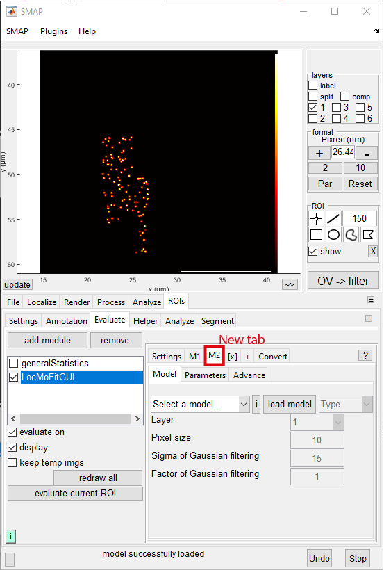import parameters settings